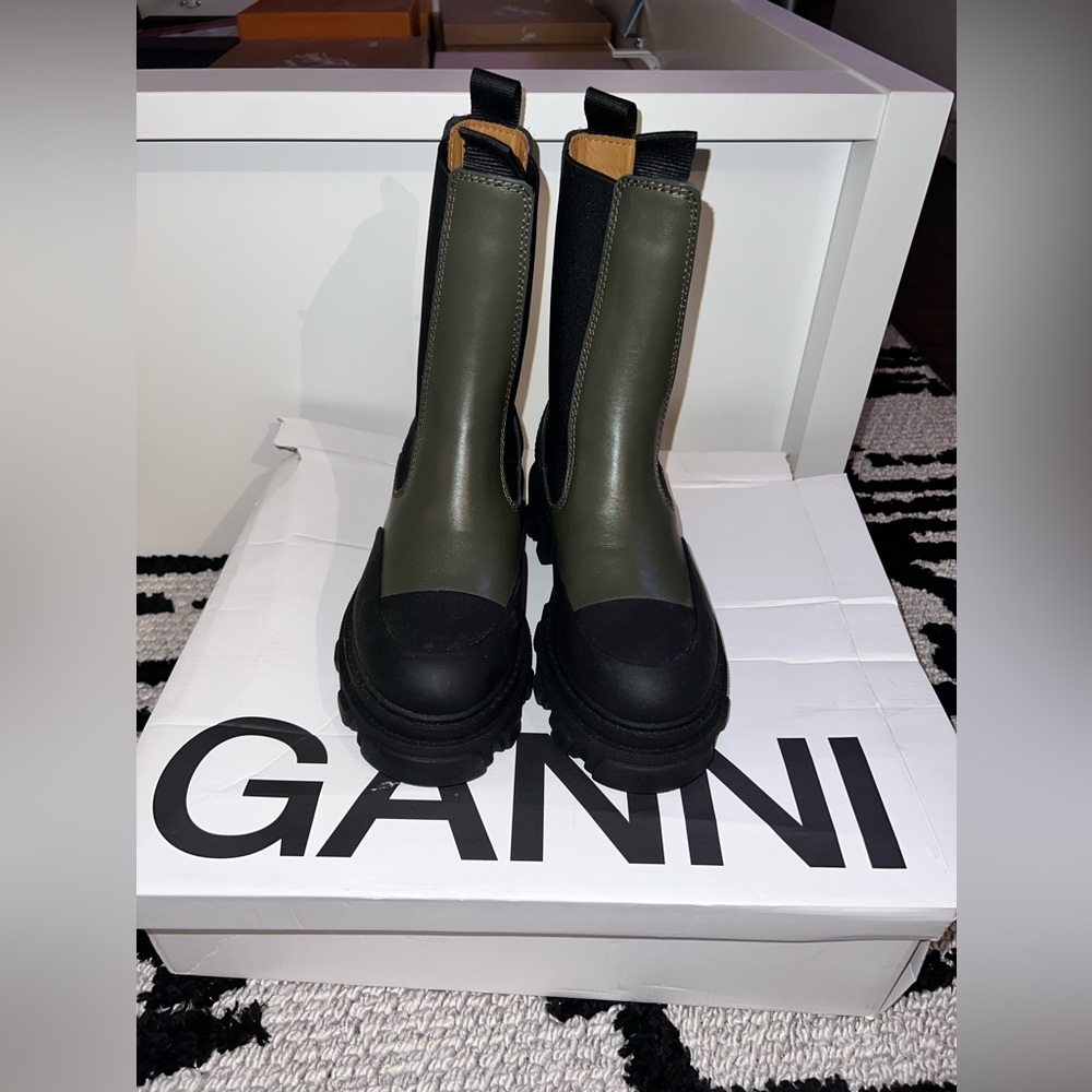 GANNI Combat Boots